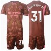 Manchester City Ederson Moraes #31 Torwart Heimtrikot 2024-25 Kurzarm (+ kurze hosen)